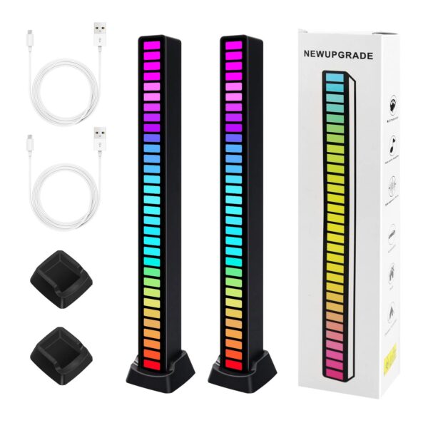 Smart RGB Pickup Lamp 32 LED Sound Control Lights