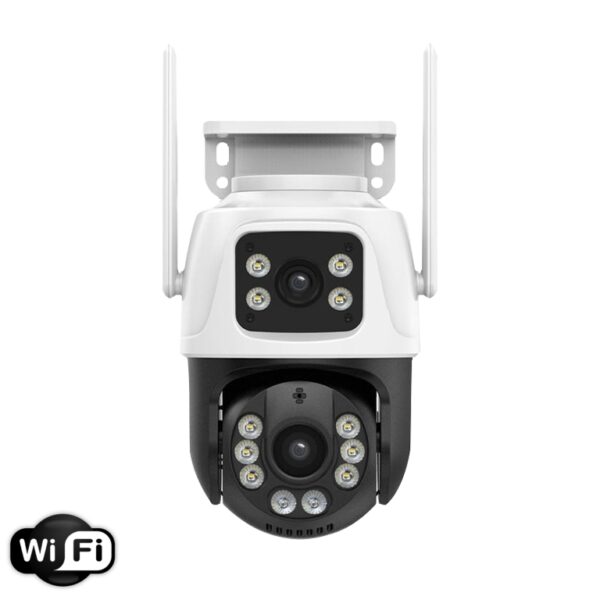 WiFi PTZ CCTV 6MP Night Vision Color Camera ICSEE App