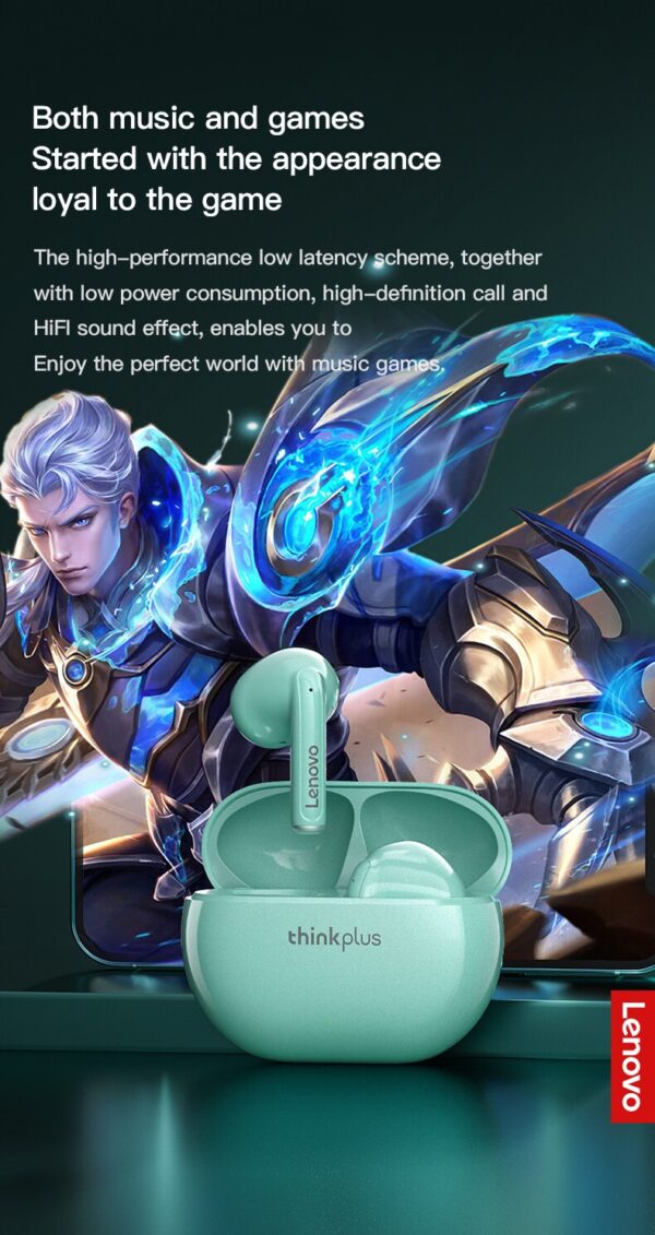 Sa878a59ee46646ab9f459fac5966ec510 Lenovo XT93 Bluetooth Earbuds with Dual HD Mic