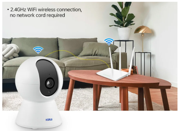 KERUI 3MP Tuya Smart Mini WiFi IP Camera