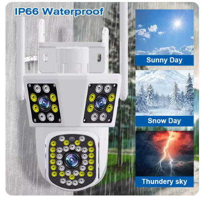 Screensasdhot 2024-08-14 121156 Three Screen 6K 12MP WIFI IP Outdoor Camera PTZ Video