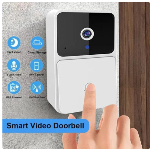 WIFI Video Doorbell Two Way Intercom Voice Change For Home