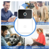 WIFI Video Doorbell Two Way Intercom Voice Change For Home