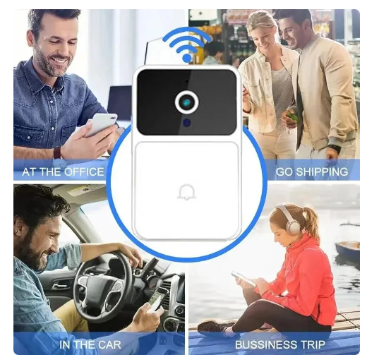 WIFI Video Doorbell Two Way Intercom Voice Change For Home