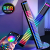 LED Sound Control Lights RGB 3D Pickup Lights Smart APP Control Music Rhythm Atmosphere Light for Gaming Desktop Decora LED Lamp