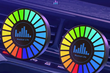 Led Music Sound Control Pickup Light Rhythm Lamp RGB Car Ambient Light