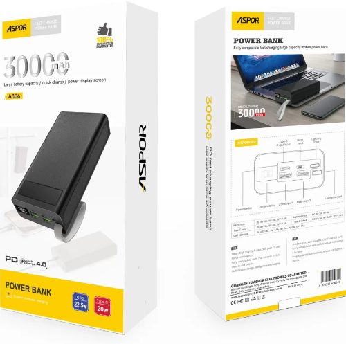Screenshot 2024-08-28 154525 Aspor A306 30000 22.5W Fast Charging Power Bank