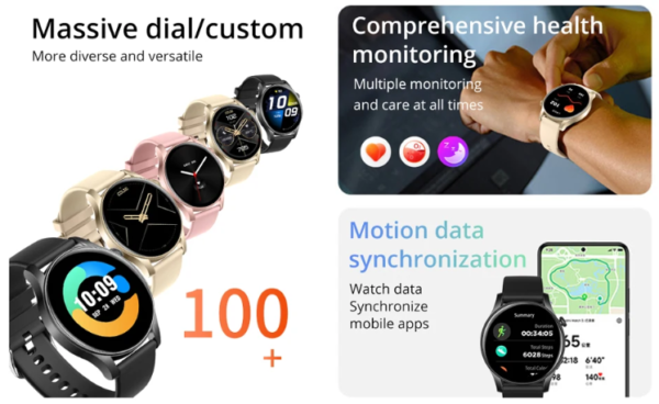 KC88 1.43” Amoled Bluetooth Calling Smart Watch