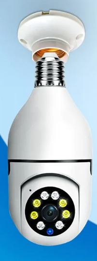 1080P Wifi Bulb Rotating Camera