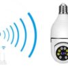 1080P Wifi Bulb Rotating Camera