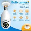 1080P Wifi Bulb Rotating Camera