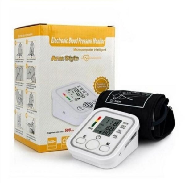 Automatic Electronic Blood Pressure Monitor (USB/Battery)