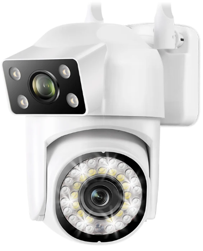 O-KAM WIFI Dual Lens PTZ 8MP Camera 