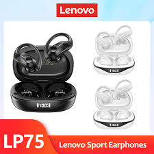 images Lenovo LP75 TWS Bluetooth 5.3 Earbuds (White Color)