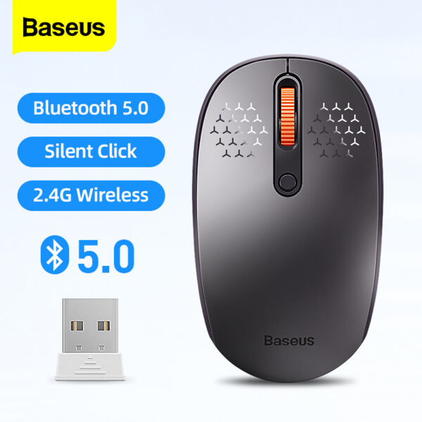 Baseus F01A Bluetooth 1600DPI Silent Mouse