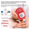 Safe AQ Blood Glucose Meter with 25 Test Strips and Lancets