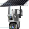 12MP 3 Lens 6K 4G Solar IP Camera V380 App