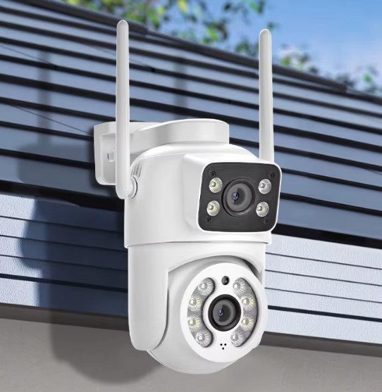 6MP Dual-Lens WIFI PTZ Camera - ICSEE App