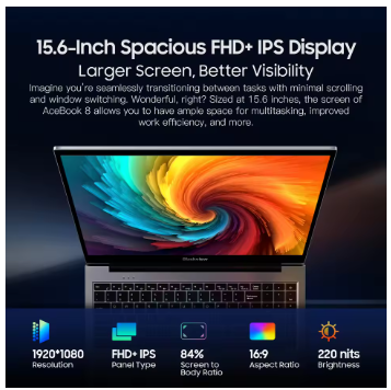 Screenshdgdgot 2025-01-24 095531 Blackview AceBook 8 15.6″ Intel N97 16GB RAM 512GB SSD