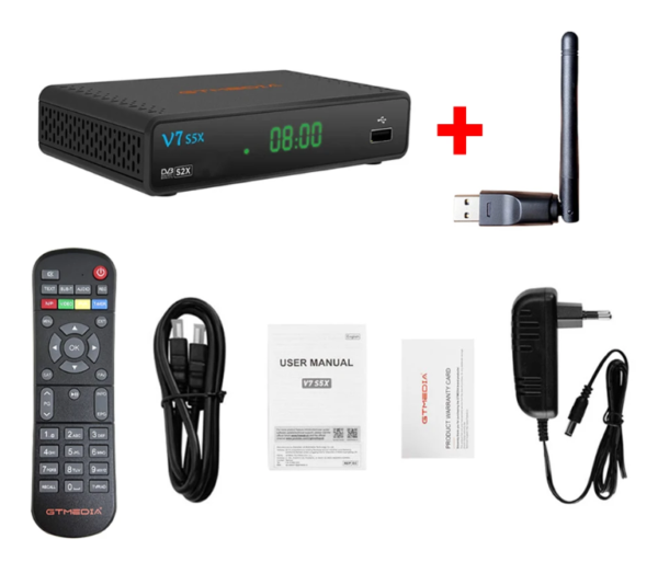 GTmedia V7 S5X H.265 satellite TV Receiver