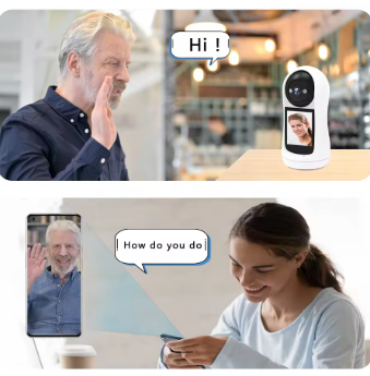 4MP 2K PTZ WIFI Camera Video Call