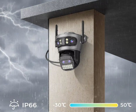15MP  Four Lens Wifi Camera Outdoor - O KAM Pro App