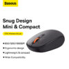 Baseus F01B Tri Mode Bluetooth 1600DPI Silent Mouse