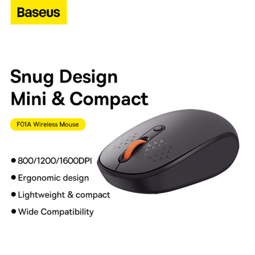 Baseus F01B Tri Mode Bluetooth 1600DPI Silent Mouse