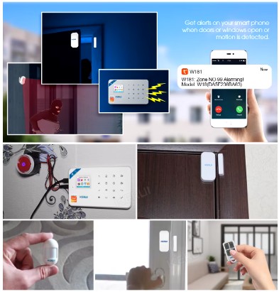 KERUI W181 WIFI Alarm Kit with Sensors (Tuya App)