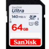 SanDisk Ultra SDHC UHS-I card and SDXC Memory card  64GB