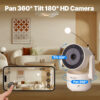 4MP MOES Tuya WiFi Indoor Camera Support Onvif