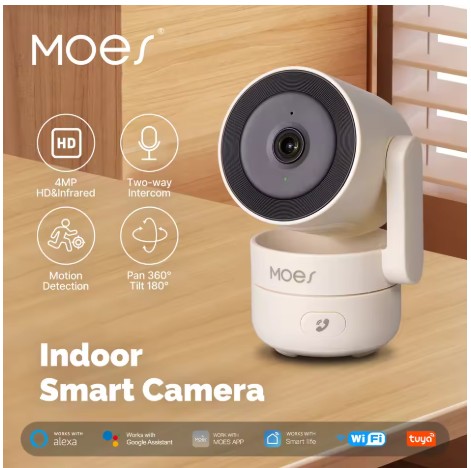 4MP MOES Tuya WiFi Indoor Camera Support Onvif
