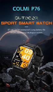 images (4) COLMI P76 1.96" Outdoor Military Waterproof Smartwatch