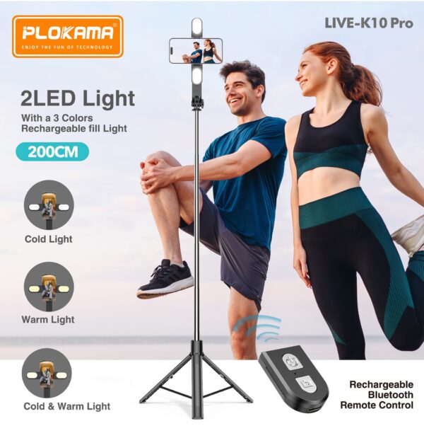 Plokama Live K10 Pro Live Broadcast Stand Tripod Premium Quality