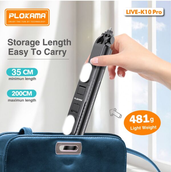 Plokama Live K10 Pro Live Broadcast Stand Tripod Premium Quality