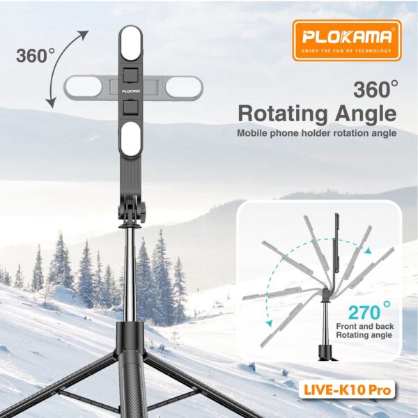 Plokama Live K10 Pro Live Broadcast Stand Tripod Premium Quality