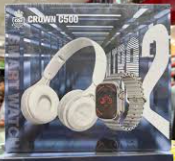 CROWN C500 SMART WATCH & HEADPHONE
