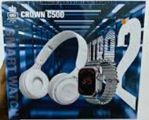 CROWN C500 SMART WATCH & HEADPHONE