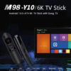 M98 Y9 TV Stick Android 13 Smart TV