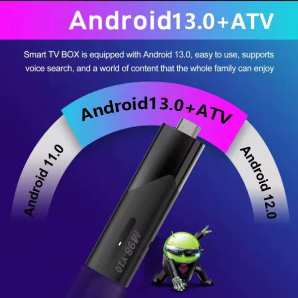 M98 Y9 TV Stick Android 13 Smart TV