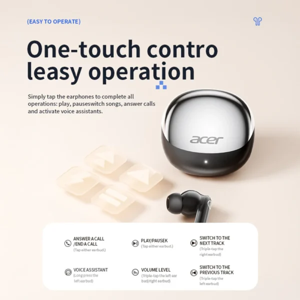 Acer OHR546 Bluetooth 5.4 Earbuds