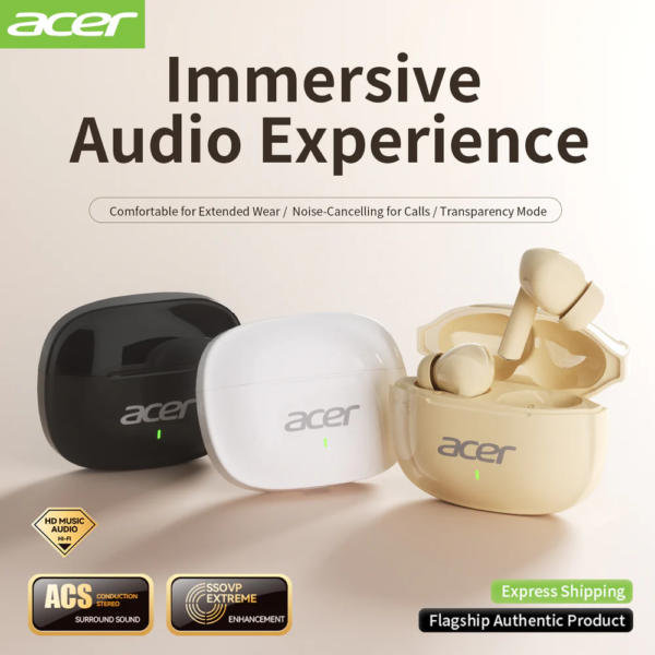 8d3fb741647998792438c2e94b70d0c8_9fb75b24-92f2-422e-a1e4-4a9ab7a130aa Acer OHR504 Bluetooth 5.4 Earbuds