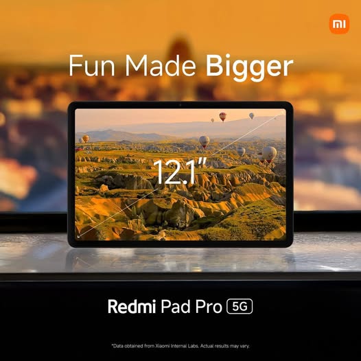 Redmi Pad Pro 5G 8GB 256GB ( 1 Year Genxt Warranty)
