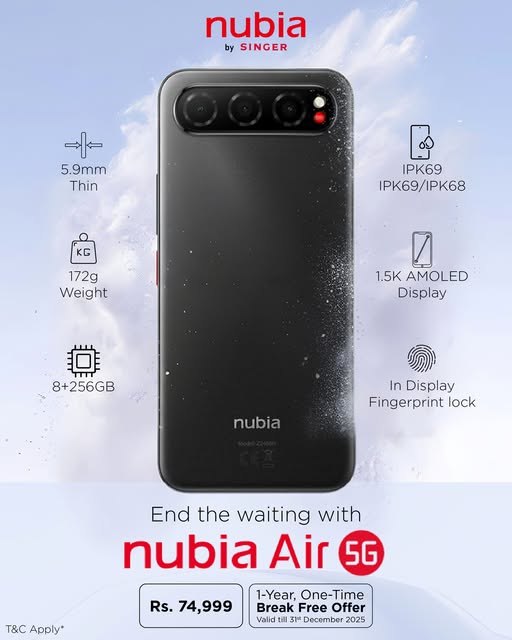 ZTE Nubia Air 5G 8GB 256GB