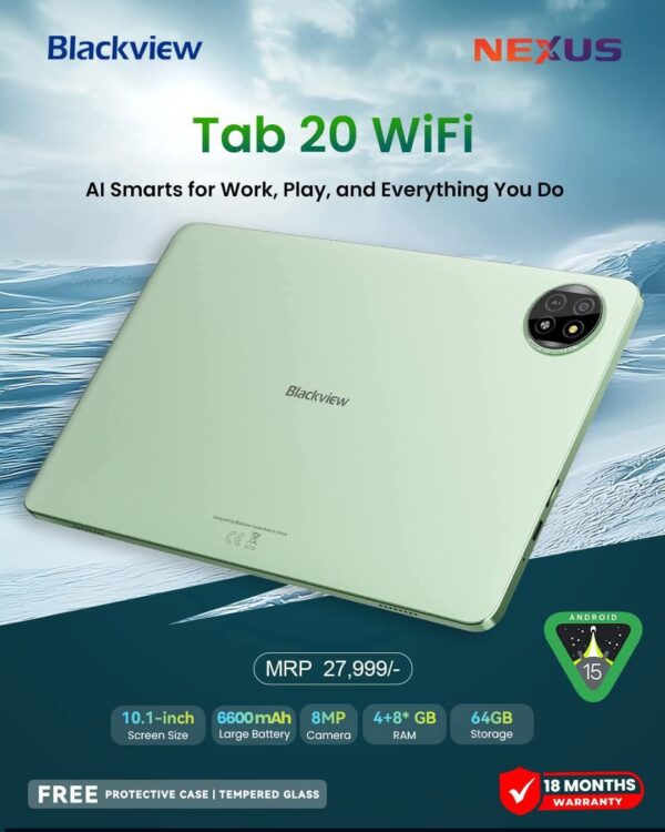 Blackview Tab 20 WiFi 4GB 64GB 10” Tablet