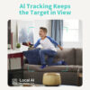 Alaga 360° Panoramic Indoor Security Camera AI Tracking Baby Monitoring