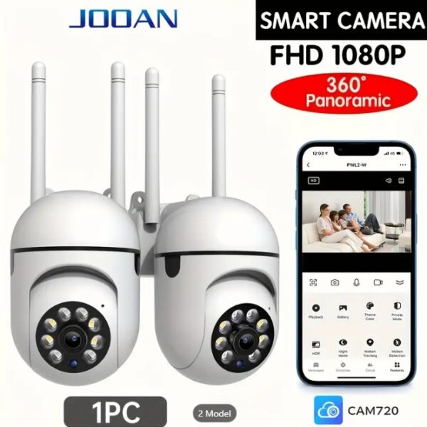 JOOAN 3MP WiFi Camera Home PTZ IP Camera - Cam 720 App