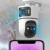 4MP Dual-Lens WIFI PTZ AI Tracking Camera Yoose App