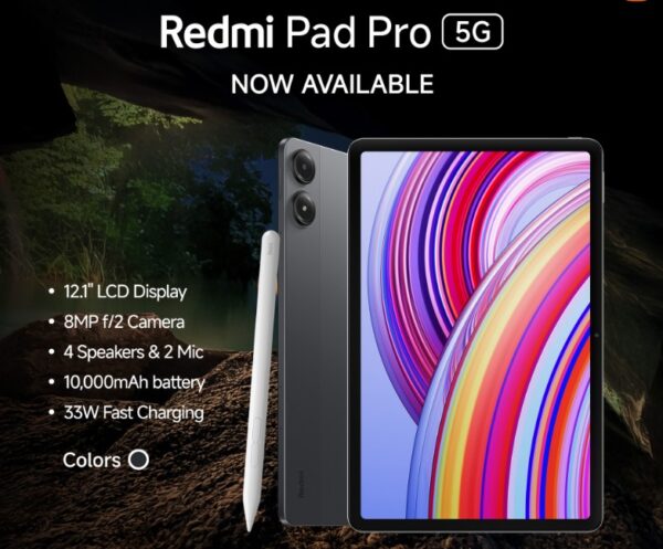 Redmi Pad Pro 5G 8GB 256GB ( 1 Year Genxt Warranty)
