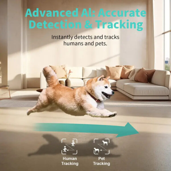 Alaga 360° Panoramic Indoor Security Camera AI Tracking Baby Monitoring